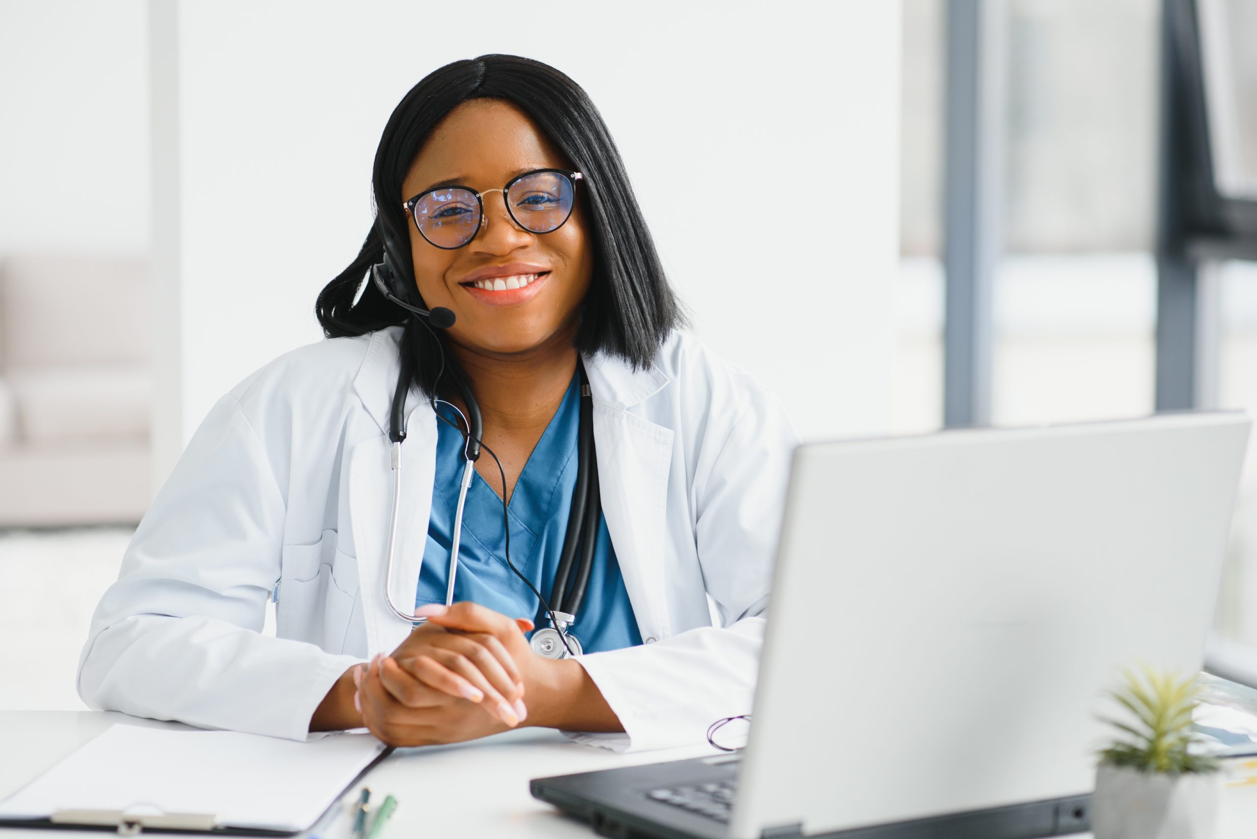 young-african-american-doctor-working-on-laptop-in-2023-11-06-23-50-32-utc (1)